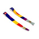 Textil karszalag színes nyomással - ALU gyűrűvel