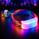LED rádió vezérelt világító textil karszalagok - Felirat nélküli