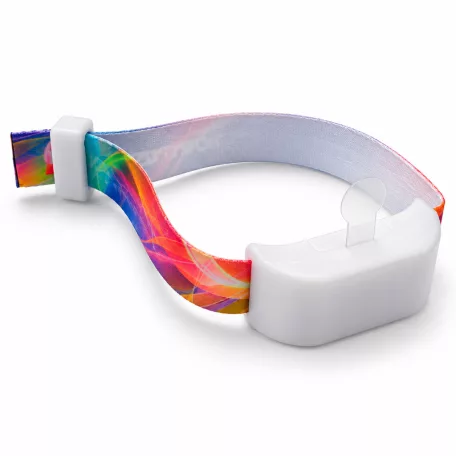 LED rádió vezérelt világító textil karszalagok - Felirattal