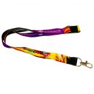 Bordázott Nyakpánt feliratos 20x900mm - Karabínerrel és biztonsági szakító csattal - EXPRESS