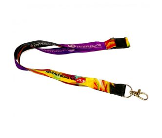   Szatén Nyakpánt feliratos 20x900mm - Karabínerrel és biztonsági szakító csattal