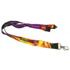 Bordázott Nyakpánt feliratos 20x900mm - Karabínerrel és biztonsági szakító csattal - EXPRESS