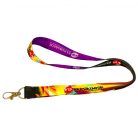 Bordázott Nyakpánt 2 oldalon színes felirattal 20x900mm - Csepp Karabínerrel - EXPRESS