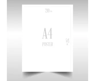 A4-es Poster (4+0)