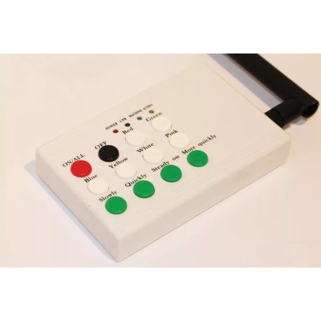 Távirányító LED-es textil karszalagokhoz - 100m-es