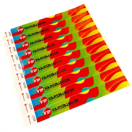 Tyvek 1" karszalagok Színes nyomással