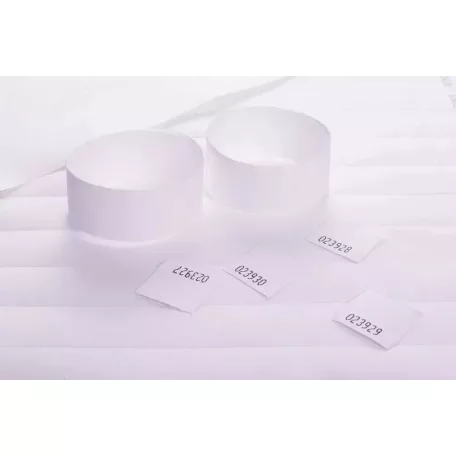 Tyvek 1" karszalagok Színes nyomással, ellenőrzőszelvénnyel (STUB-os)