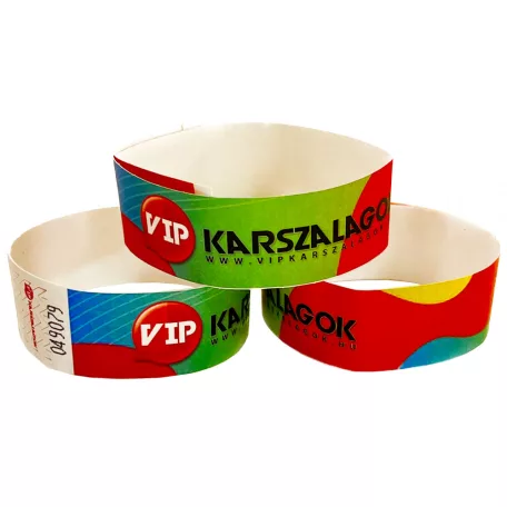 Tyvek 1" karszalagok Színes nyomással