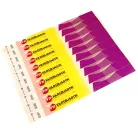 Tyvek 3/4" karszalagok Színes nyomással