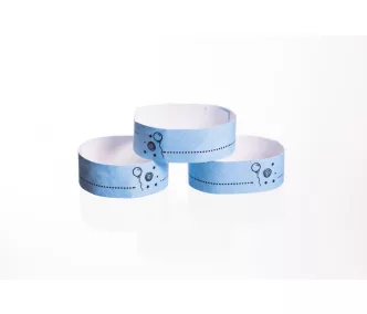 Tyvek 3/4" karszalag mintás - Gyerek méret (20cm)