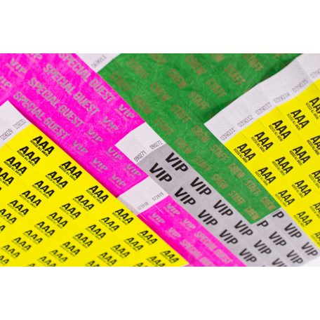 Tyvek 3/4 karszalag MINTÁS - Carnival