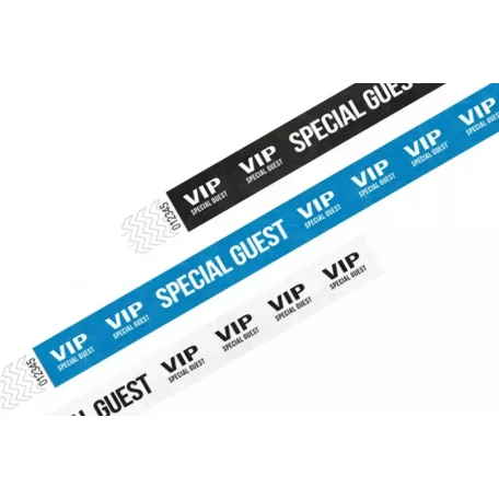 Tyvek 3/4 karszalag MINTÁS - VIP Special Guest