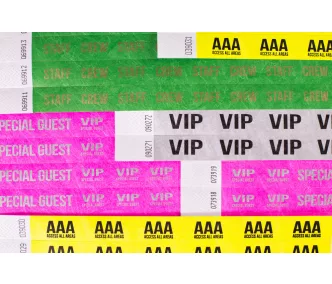 Tyvek 3/4 karszalag MINTÁS - VIP Special Guest