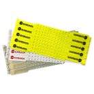 Vinyl Wide Face karszalag - 1 szín felirattal